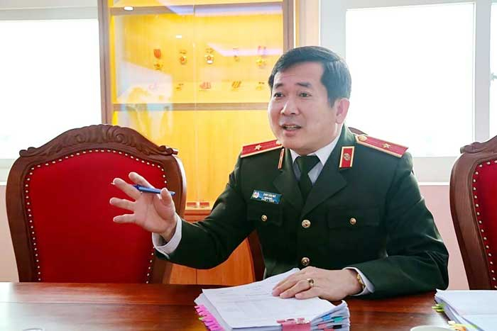 Thiếu tướng Đinh Văn Nơi, Giám đốc Công an tỉnh Quảng Ninh. Ảnh: V.D