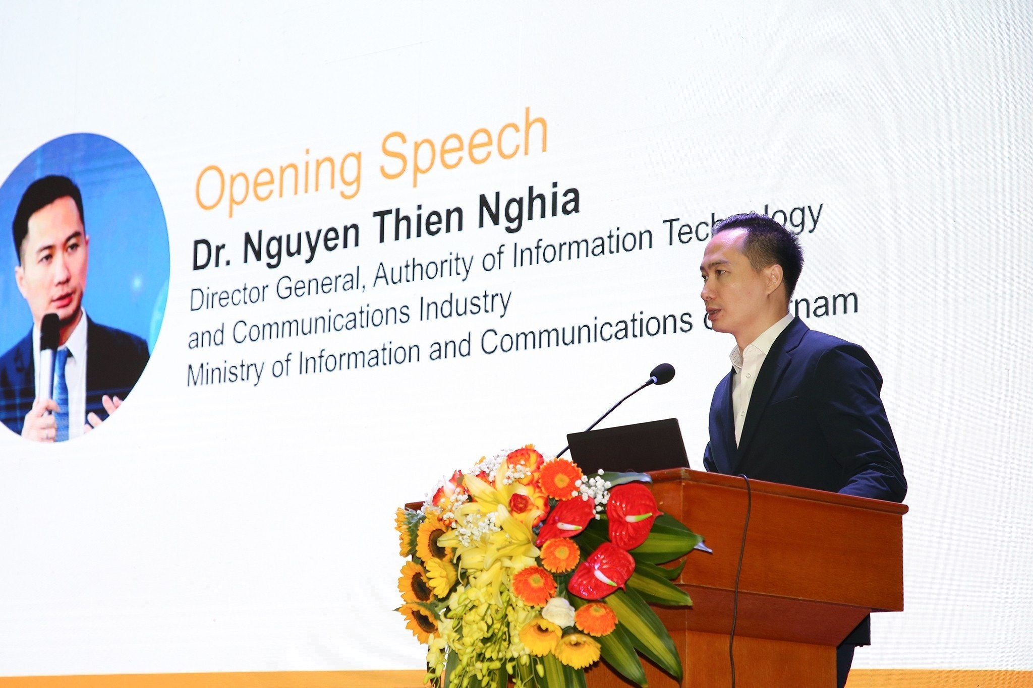Tiến sĩ Nguyễn Thiện Nghĩa, Phó Cục trưởng Cục Công nghiệp CNTT-TT, Bộ Thông tin và Truyền thông Việt Nam 