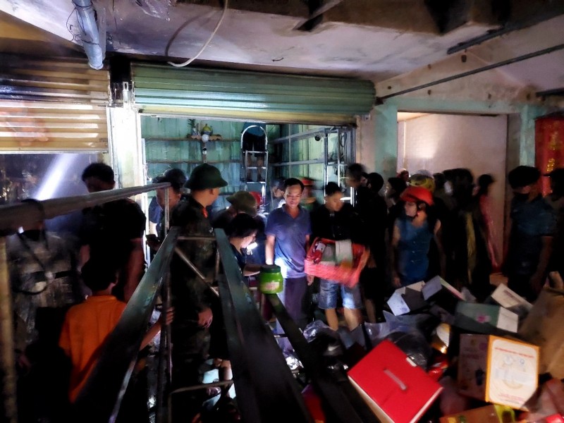 Cháy chợ lớn nhất tỉnh Quảng Bình, đang điều tra nguyên nhân