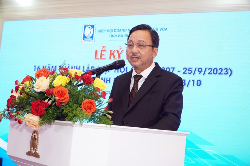 Ông Phạm Văn Triêm - Chủ tịch Hiệp hội doanh nghiệp nhỏ và vừa tỉnh Bà Rịa - Vũng Tàu 