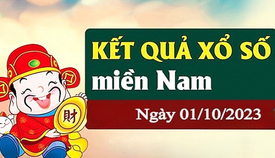 Kết quả Xổ số miền Nam ngày 1/10/2023, KQXSMN ngày 1 tháng 10, XSMN 1/10, xổ số miền Nam hôm nay