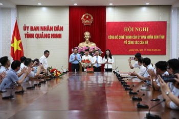 Quảng Ninh: Công bố các quyết định về công tác cán bộ