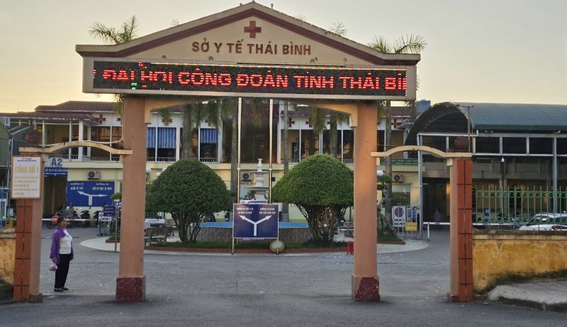 Bệnh viện đa khoa huyện Tiền Hải (tỉnh Thái Bình). Ảnh: T.D