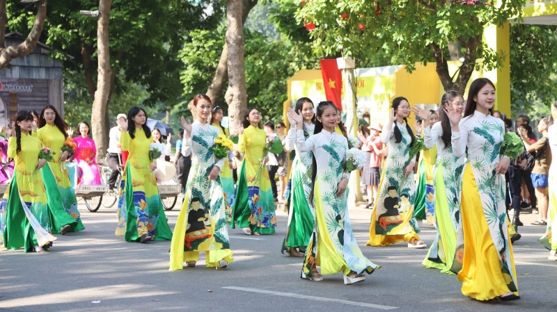 Các tiết mục trình diễn tại Festival Thu Hà Nội    			Ảnh: VGP/Minh Anh