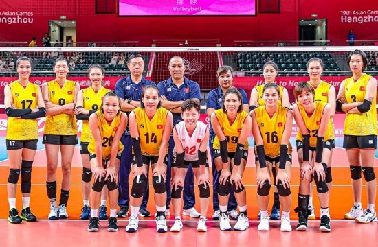Thua Trung Quốc, bóng chuyền nữ Việt Nam nhì bảng E, vào bán kết Asiad