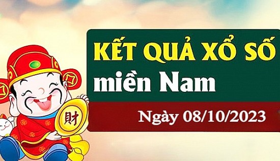 XSMN 8/10, Kết quả xổ số miền Nam hôm nay 8/10/2023, xổ số miền Nam ngày 8 tháng 10,trực tiếp XSMN 8/10