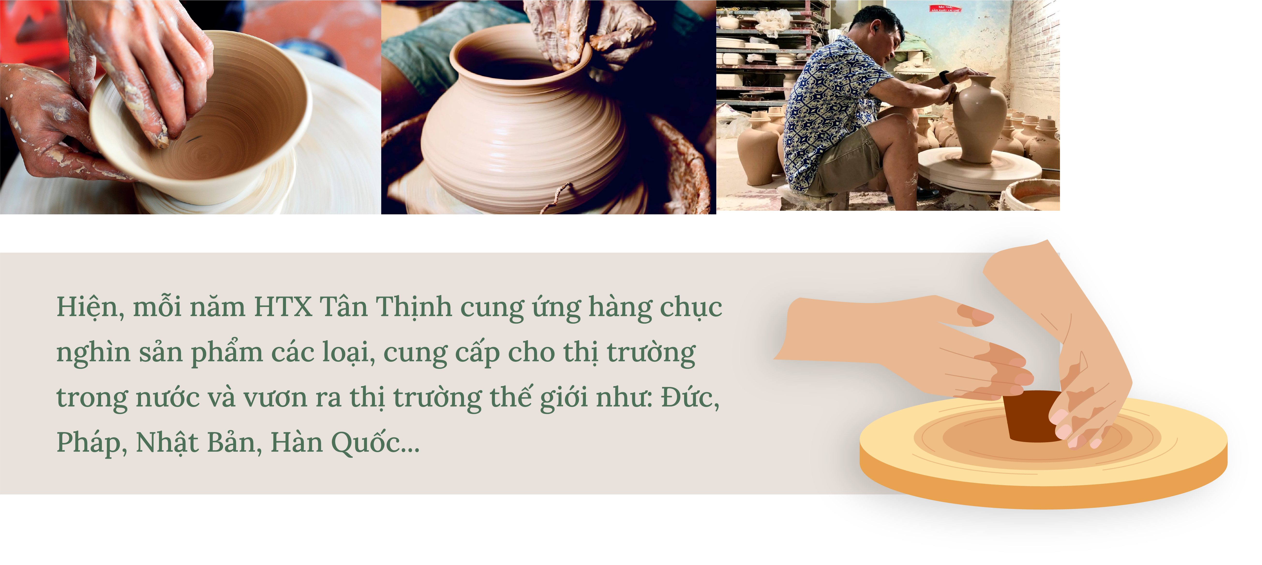 Longform | Gốm sứ Tân Thịnh: Rạng danh sản phẩm OCOP tại làng gốm cổ ven sông
