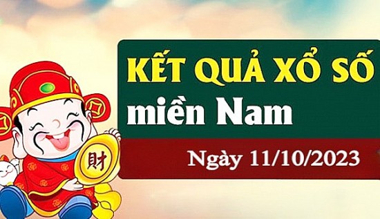 XSMN 11/10, Kết quả xổ số miền Nam hôm nay 11/10/2023, xổ số miền Nam ngày 11 tháng 10,trực tiếp XSMN 11/10