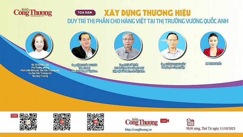 Toạ đàm Xây dựng thương hiệu, duy trì thị phần cho hàng Việt tại thị trường Vương quốc Anh