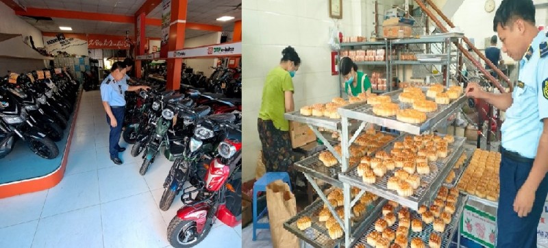 Thái Bình: Quản lý thị trường phạt hộ kinh doanh xe máy điện và 24 cơ sở thực phẩm, đồ chơi