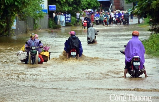 Thời tiết hôm nay ngày 12/10/2023: Đồng bằng Bắc Bộ, Thanh Hóa mưa lớn