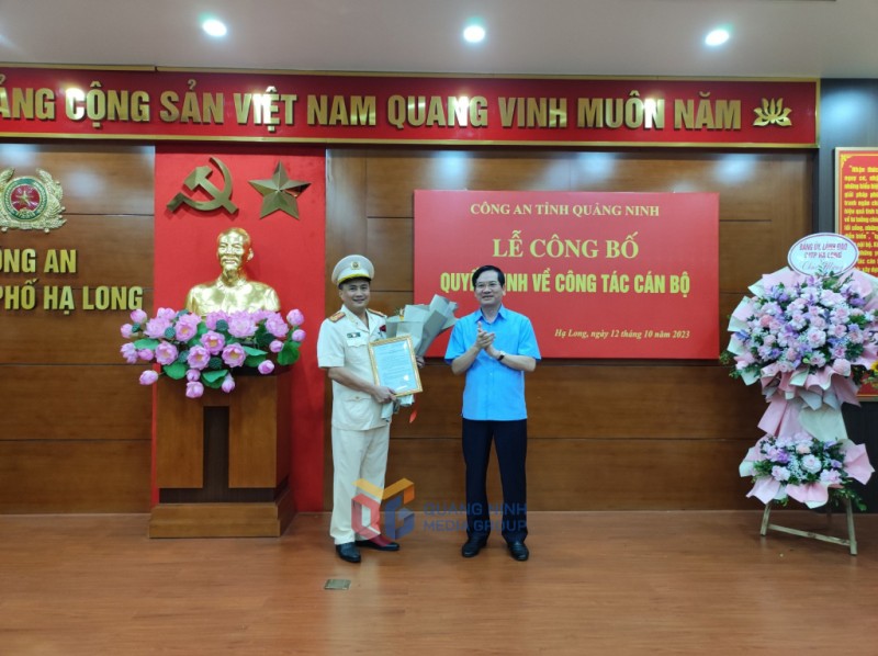 Quảng Ninh: Bổ nhiệm Trưởng Công an Thành phố  Hạ Long