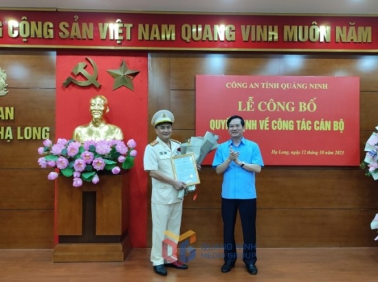 Quảng Ninh: Bổ nhiệm Trưởng Công an Thành phố  Hạ Long
