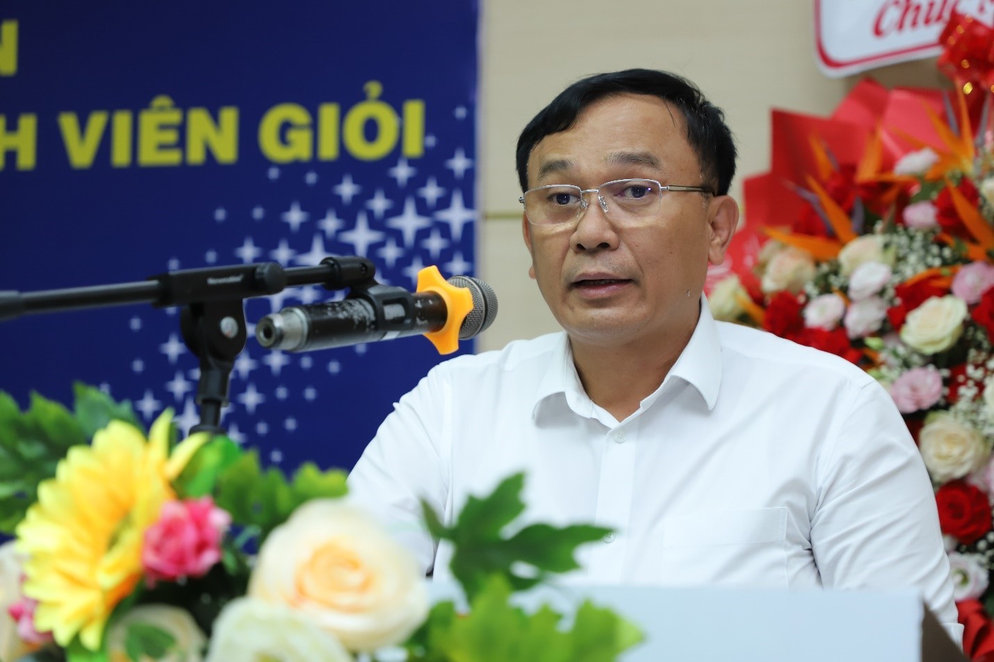 Ông Trần Phú Thái – CT HĐQT EVNGENCO2 phát biểu tại Lễ Tổng kết