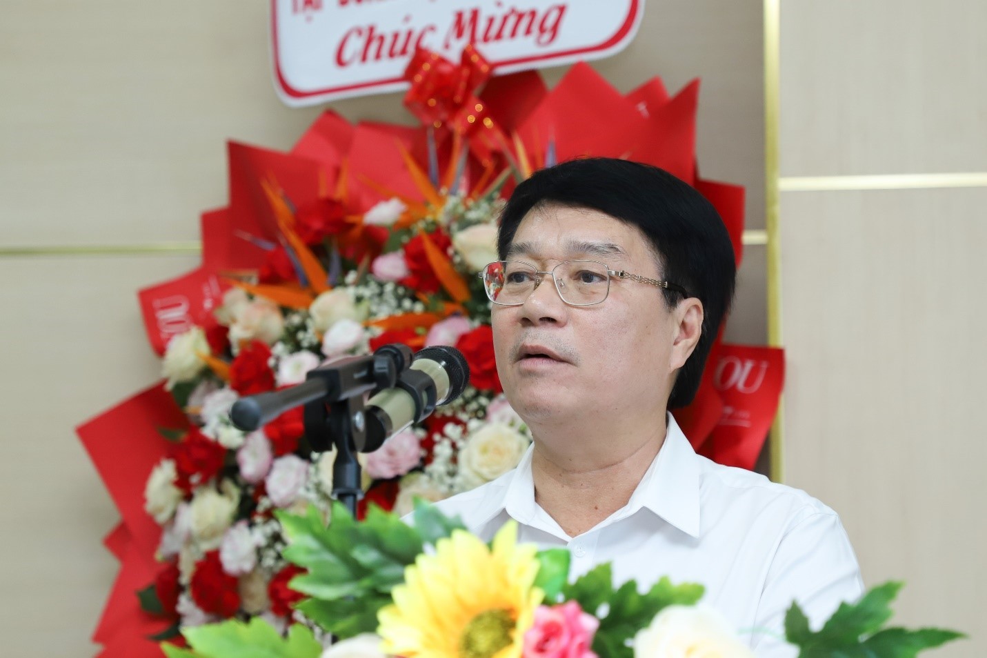 Ông Trần Văn Dư phát biểu khai mạc Hội thi