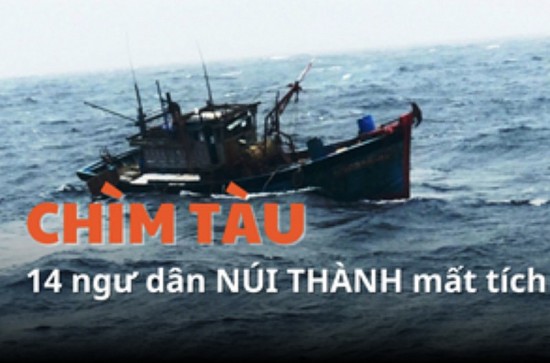 Thủ tướng yêu cầu khẩn trương tìm kiếm, cứu nạn các ngư dân mất tích trong vụ chìm tàu