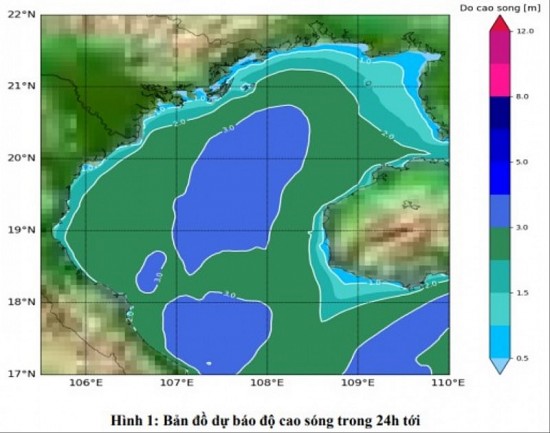 Cảnh báo sóng lớn trên vùng biển Thanh Hóa