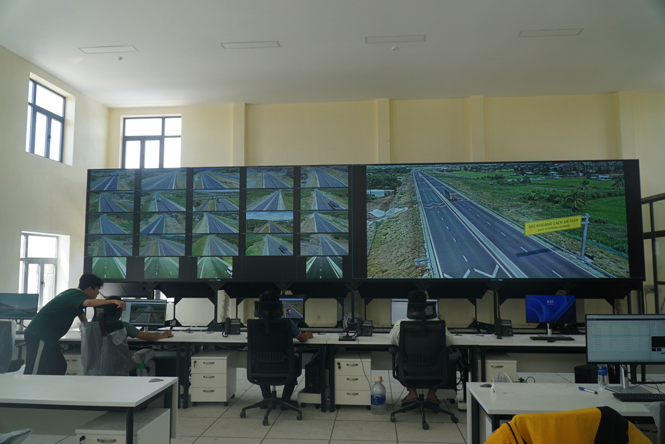Giám sát toàn tuyến cao tốc Nha Trang - Cam Lâm thông qua hệ thống camera an ninh