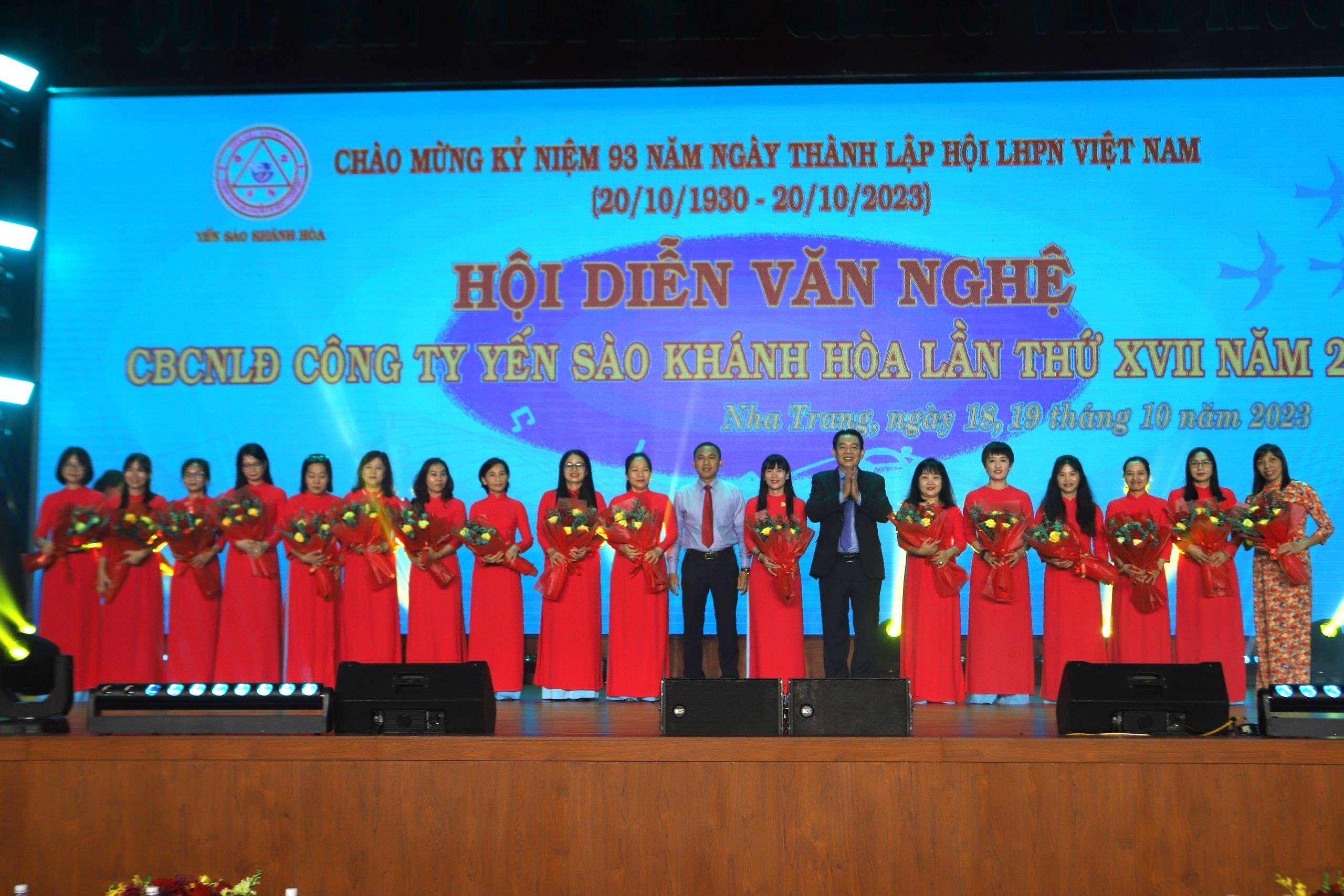 Công ty Yến sào Khánh Hòa tổ chức hội diễn văn nghệ tôn vinh phụ nữ Việt Nam