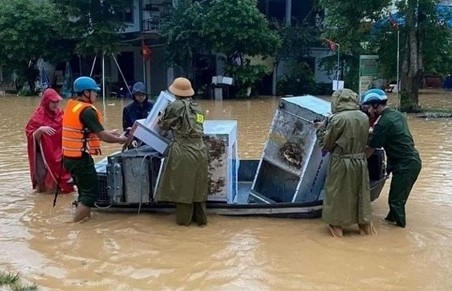 Các tỉnh miền Trung mưa cục bộ, khu vực từ Quảng Trị đến Đà Nẵng dự báo mưa rất to