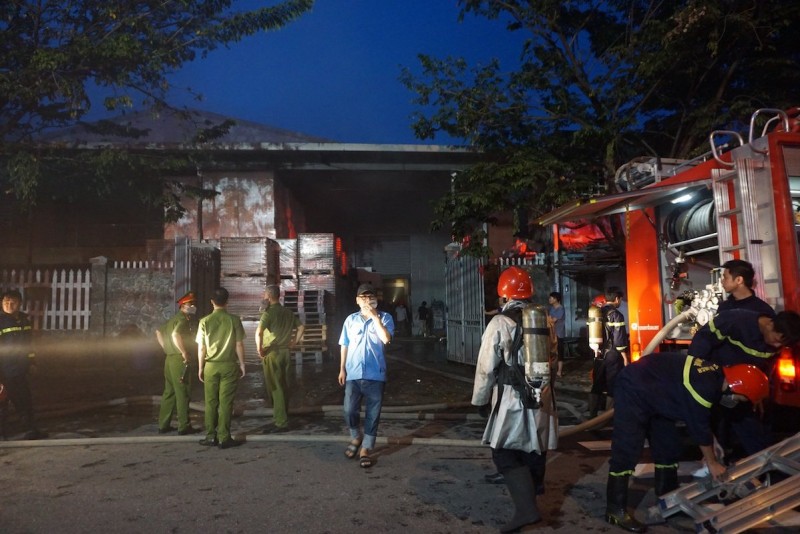 Đà Nẵng: Kịp thời khống chế đám cháy tại cơ sở sản xuất nước yến