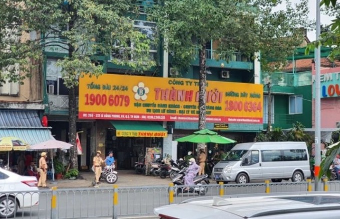 Công an TP. Hồ Chí Minh kiểm tra trụ sở hãng xe khách Thành Bưởi