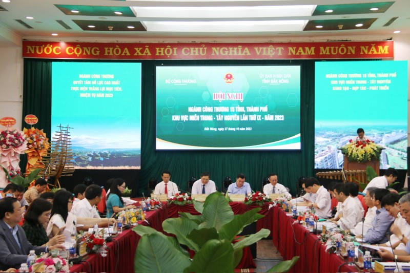 Khai mạc Hội nghị ngành Công Thương 15 tỉnh, thành phố miền Trung - Tây Nguyên lần thứ IX năm 2023