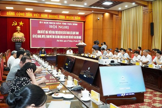 Thành phố Thái Bình và Sở Xây dựng dẫn đầu bảng xếp hạng chỉ số DDCI Thái Bình 2023