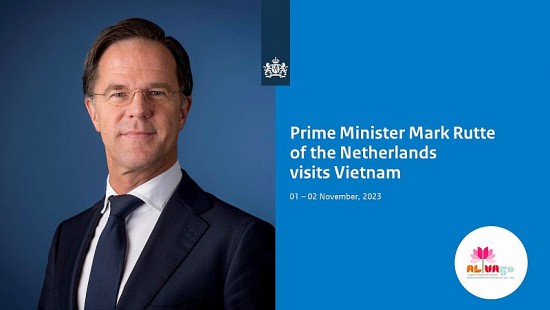 Thủ tướng Hà Lan Mark Rutte sẽ đến thăm Việt Nam từ ngày 1-2/11