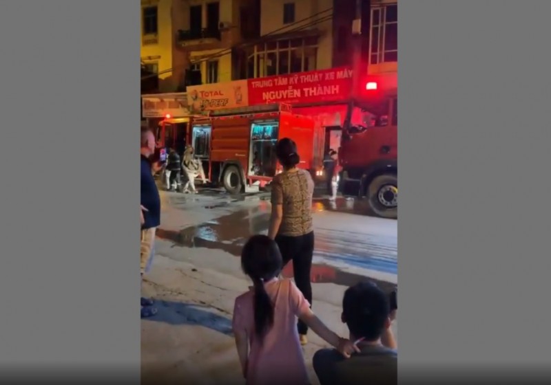 Hà Nội: Lại xảy ra cháy ở quận Thanh Xuân vào đêm qua