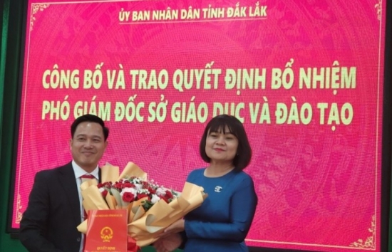 Đắk Lắk có tân Phó Giám đốc Sở Giáo dục và Đào tạo