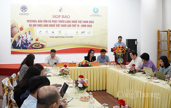 Festival Bảo tồn và phát triển Làng nghề Việt Nam 2023 sẽ diễn ra từ ngày 9 đến 12/11/2023