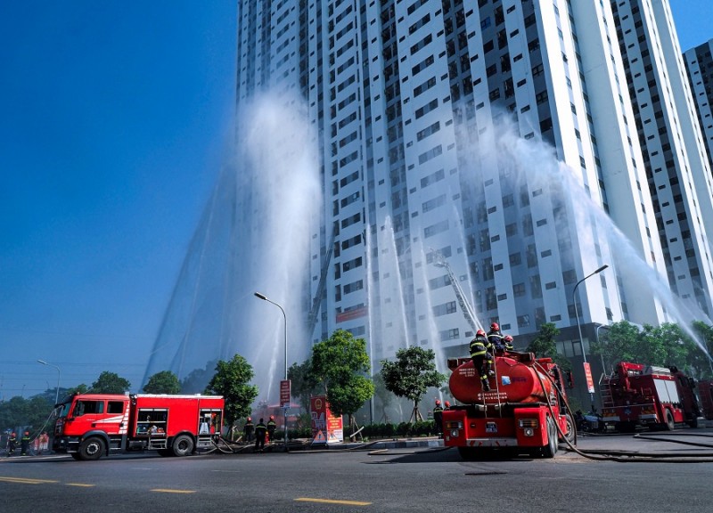 Công an Hải Phòng khuyến cáo kỹ năng thoát nạn khi có cháy xảy ra tại chung cư, nhà cao tầng