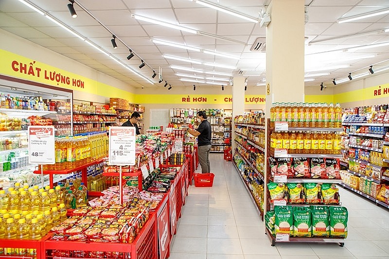 Trên địa bàn tỉnh Long An các hệ thống siêu thị, trung tâm thương mai đang ngày càng phát triển. (Ảnh: Báo Long An)