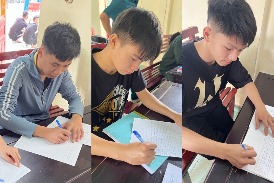Nghệ An: Nét đẹp của 3 thanh niên cùng xã viết đơn tình nguyện nhập ngũ