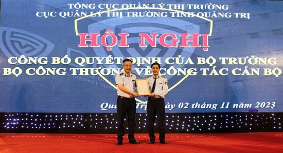 Bổ nhiệm Cục trưởng Cục Quản lý thị trường tỉnh Quảng Trị