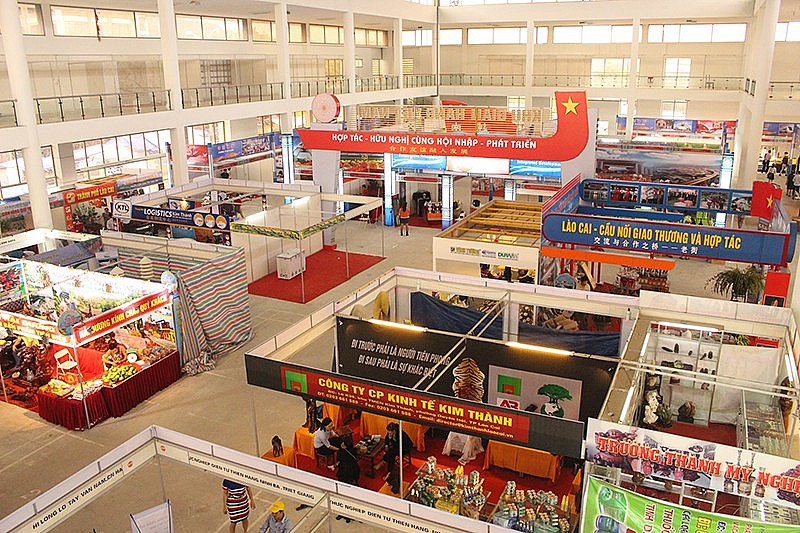 Hội chợ thương mại quốc tế Việt – Trung (Lào Cai) 2023 thu hút gần 600 gian hàng tham gia
