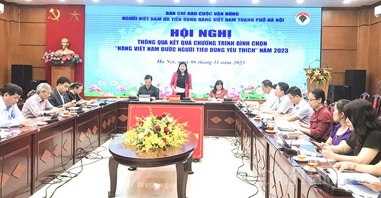 Hà Nội: 150 sản phẩm, dịch vụ đạt bình chọn “Hàng Việt Nam được người tiêu dùng yêu thích” năm 2023