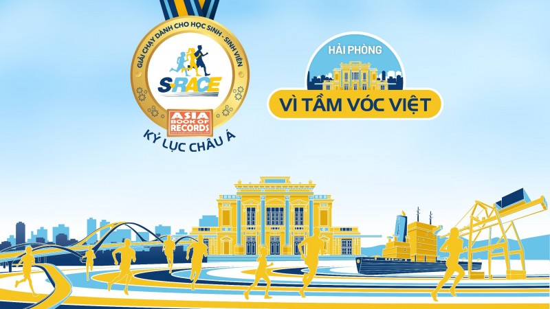 Hải Phòng: Sắp diễn ra Giải chạy dành cho học sinh, sinh viên S-Race 2023 với thông điệp 'Vì tầm vóc Việt'