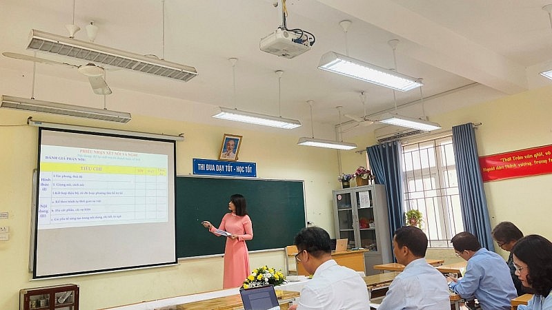 Hội thi giáo viên dạy giỏi THCS cấp Thành phố năm học 2023-2024  quận Ba Đình
