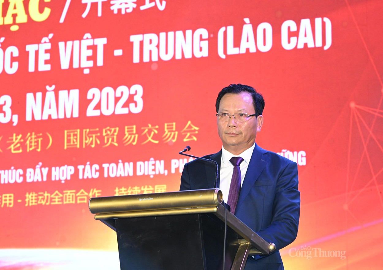 Khai mạc Hội chợ Thương mại quốc tế Việt - Trung (Lào Cai) lần thứ 23, năm 2023