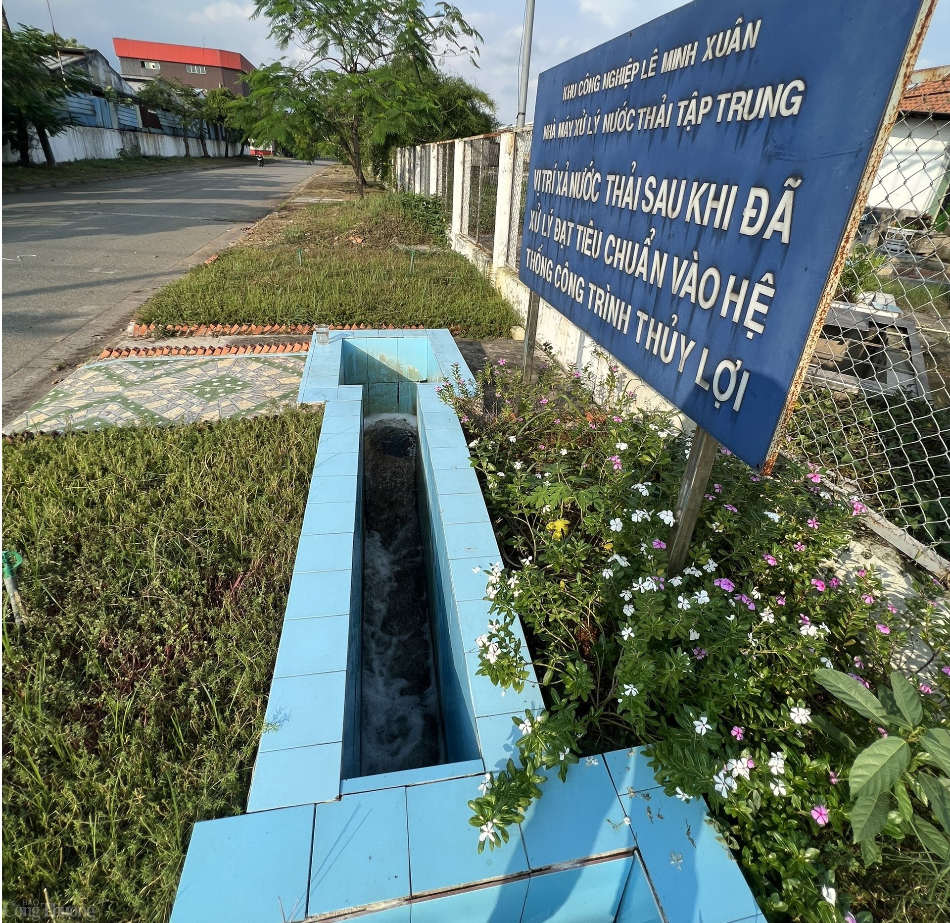 TP. Hồ Chí Minh: Nhiều kênh rạch quanh khu công nghiệp Lê Minh Xuân đen ngòm