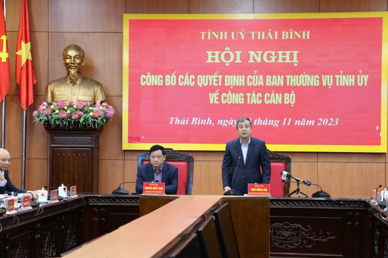Thái Bình: Bổ nhiệm ông Phạm Chí Công giữ chức Phó Chánh Văn phòng Tỉnh ủy