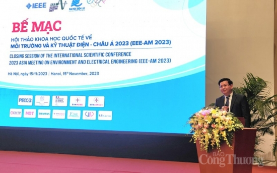 Bế mạc Hội thảo khoa học quốc tế về Môi trường và Kỹ thuật điện – Châu Á 2023
