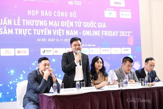 Họp báo Tuần lễ Thương mại điện tử quốc gia và Ngày mua sắm trực tuyến Việt Nam - Online Friday 2023
