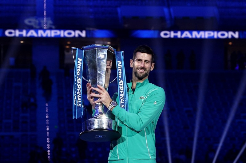 Kết quả chung kết ATP Finals 2023: Novak Djokovic vô địch, xô đổ kỷ lục của Roger Federer