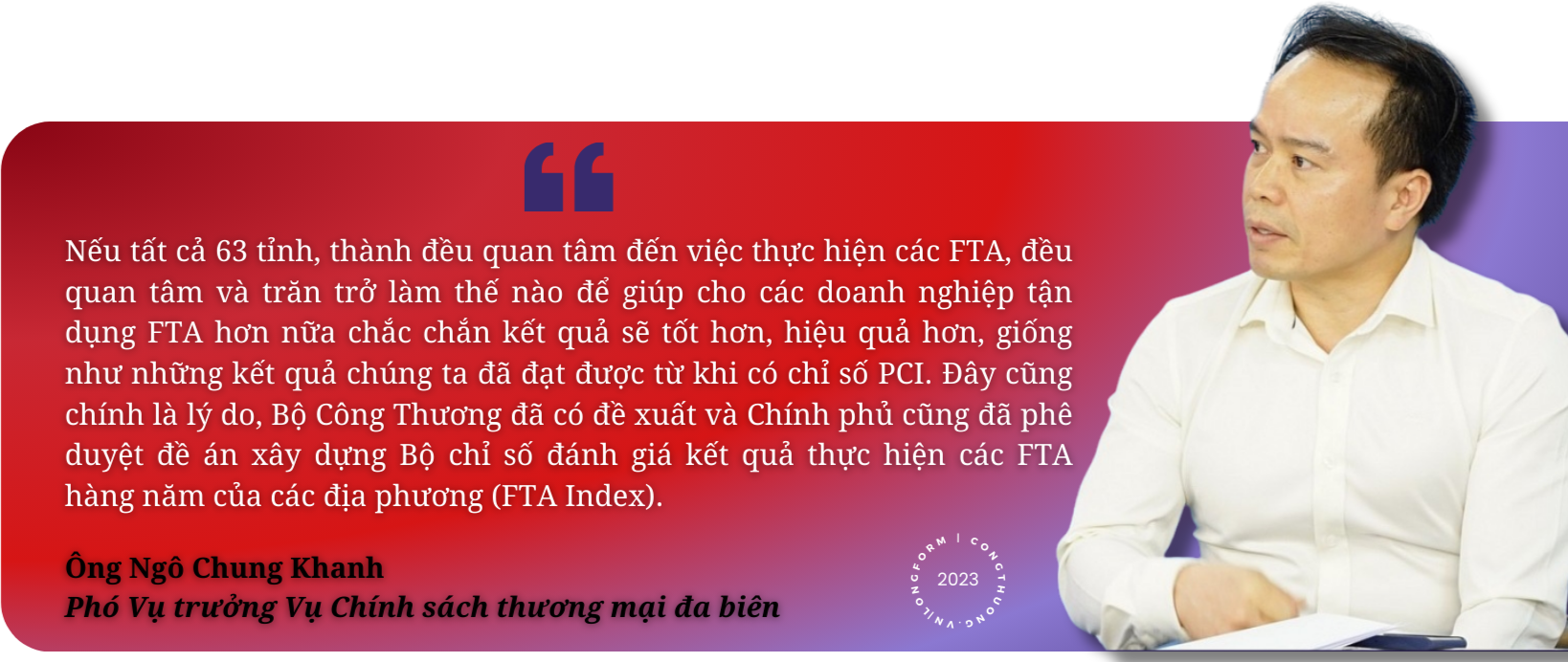 Longform | FTA Index - Kỳ vọng cải thiện mạnh mẽ công tác hỗ trợ tận dụng FTA