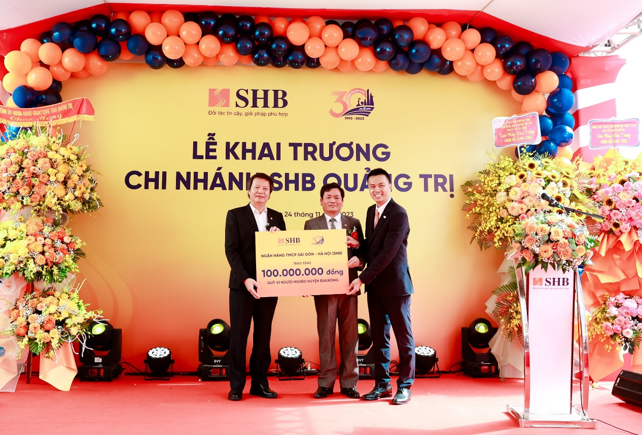 SHB khai trương chi nhánh Quảng Trị tiếp tục mở rộng mạng lưới vùng Bắc Trung Bộ