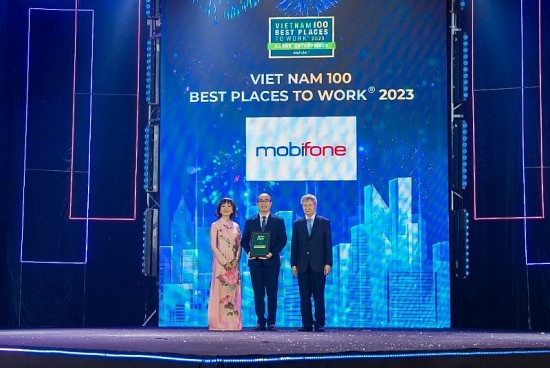 MobiFone được vinh danh là một trong những Nơi làm việc tốt nhất Việt Nam năm 2023