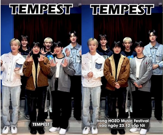 Nhóm nhạc Tempest đăng video “xin chào Việt Nam”, sẽ diễn tại TP. Hồ Chí Minh trong dịp Noel